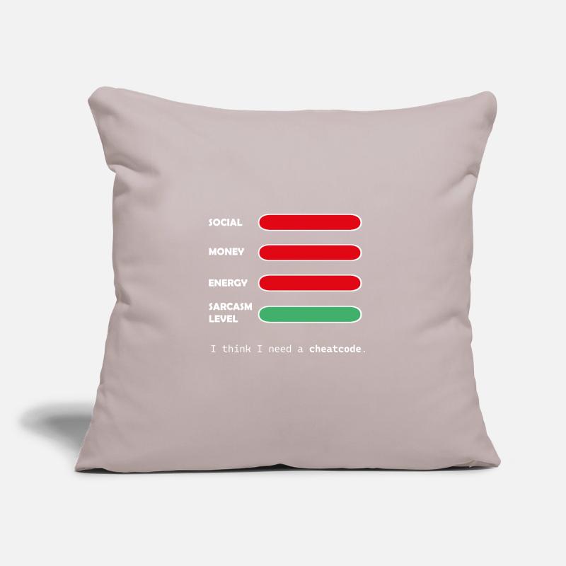 Ich glaube, ich brauche einen Cheatcode. Sofakissen mit Füllung 45 x 45 cm