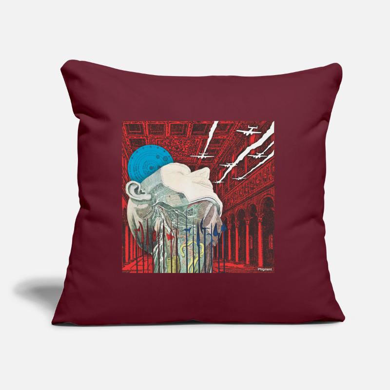 HEAD SPACE - COLLAGE Sofa pillow with filling 45cm x 45cm