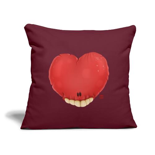 Kærlighed hjerte - Sofapude med fyld 45 x 45 cm