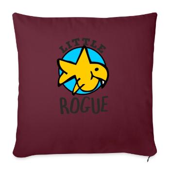 The sling is a - little villain - Sofa pillow with filling 45cm x 45cm - burgundy - Front