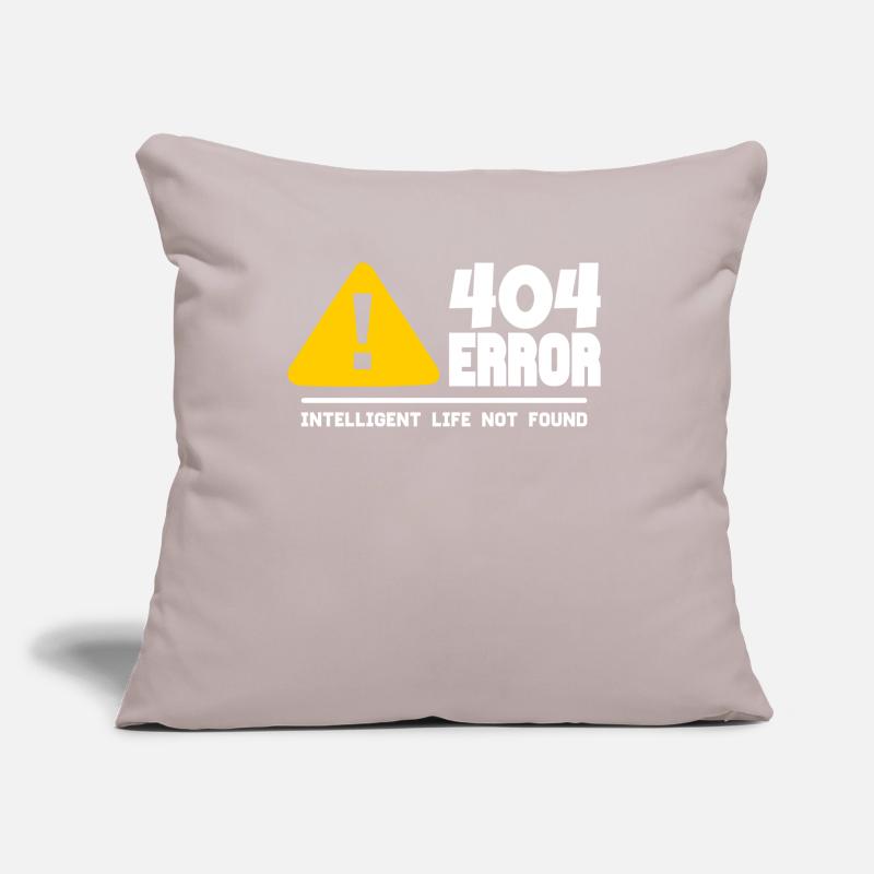 Computer- und Programmierer Geek. 404 Fehler Sofakissen mit Füllung 45 x 45 cm