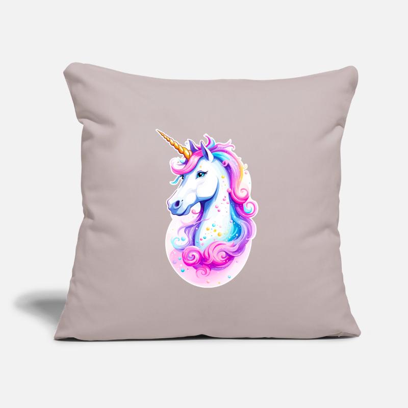 Regenbogen Einhorn 02 Sofakissen mit Füllung 45 x 45 cm