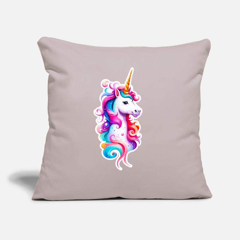 Regenbogen Einhorn 03 Sofakissen mit Füllung 45 x 45 cm