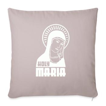 Holy Mary - Sofa pillow with filling 45cm x 45cm - light taupe - Front