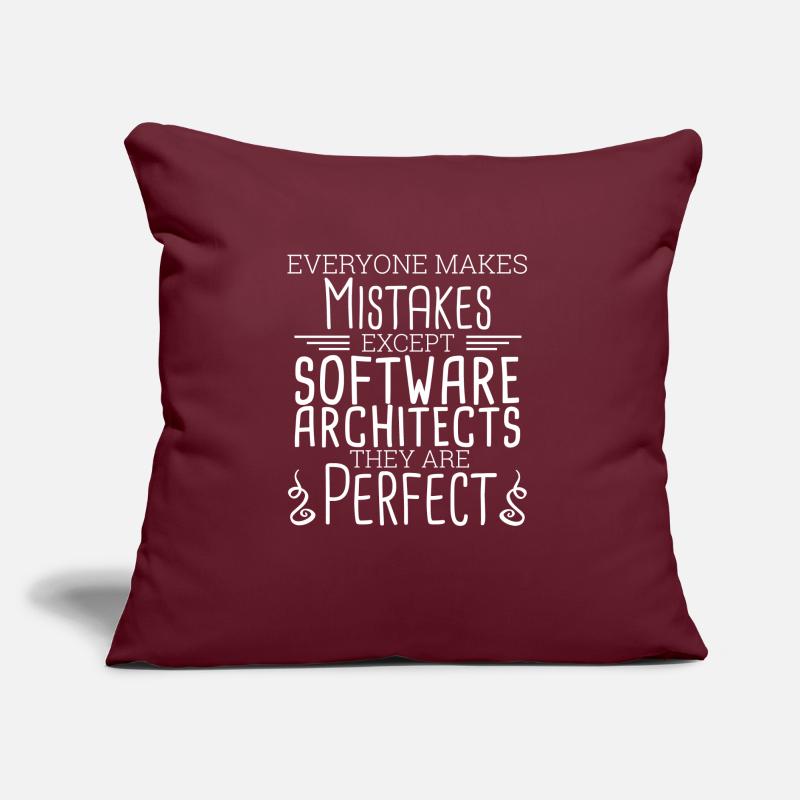 "Software Architect Perfect | Software Architecture" Sofa pillow with filling 45cm x 45cm