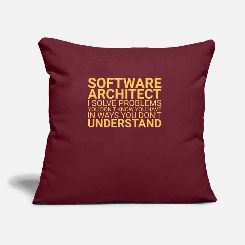"Software Architect Problem | Software Architecture" Sofa pillow with filling 45cm x 45cm