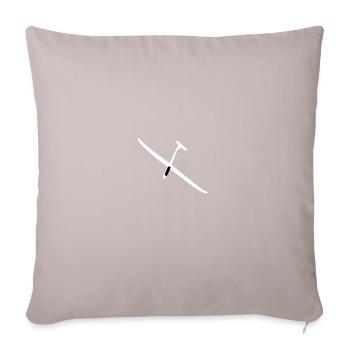 Planeur Vol à voile Planeur - Coussin et housse de 45 x 45 cm - taupe clair - Devant