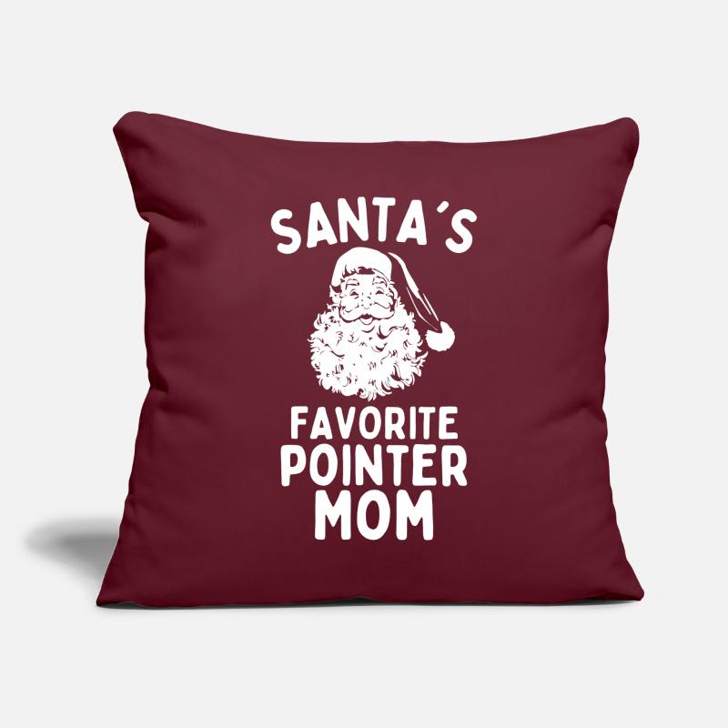 Christmas Pointer Santa's Favorite Pointer Sofa pillow with filling 45cm x 45cm