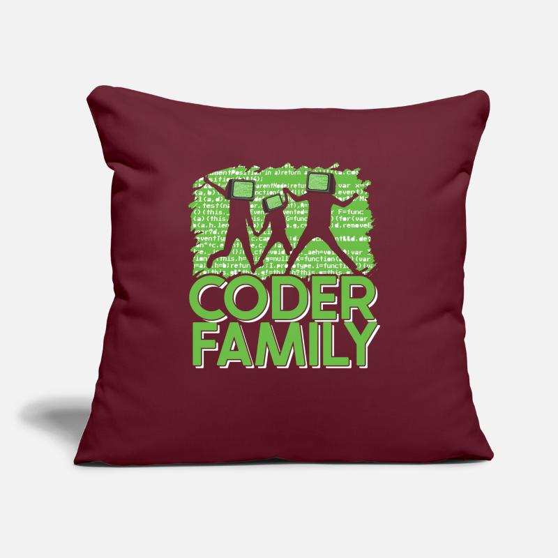 Programmer Coder Software Developer Sofa pillow with filling 45cm x 45cm