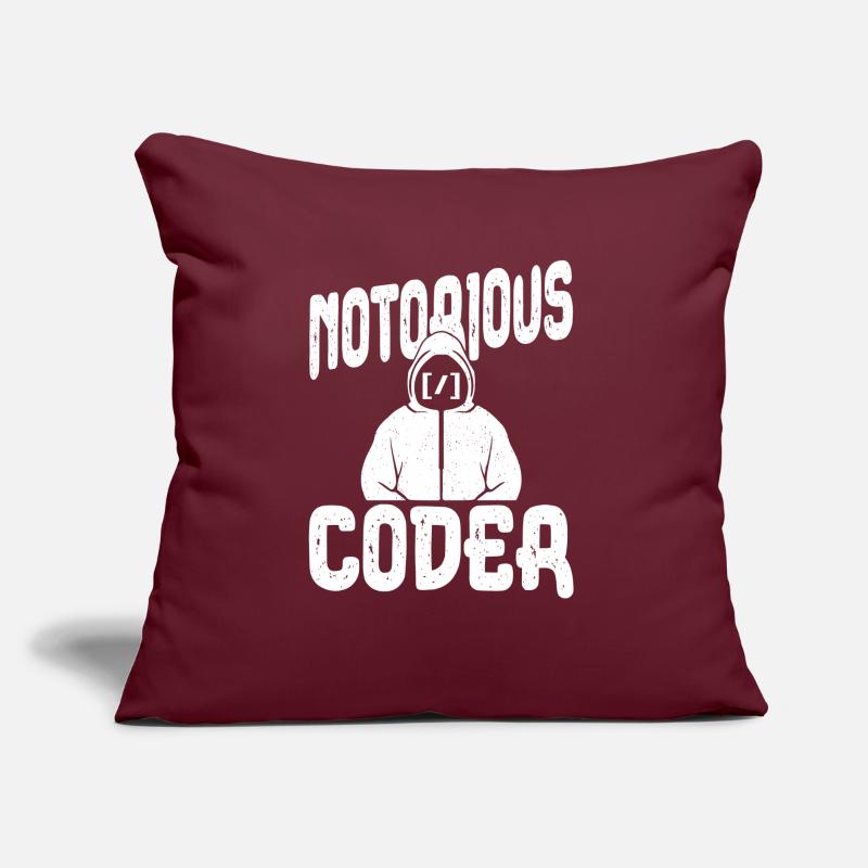 Programmer Coder Software Developer Sofa pillow with filling 45cm x 45cm