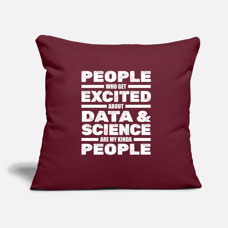 Big Data Science Engineer Scientist Analyst Sofakissen mit Füllung 45 x 45 cm
