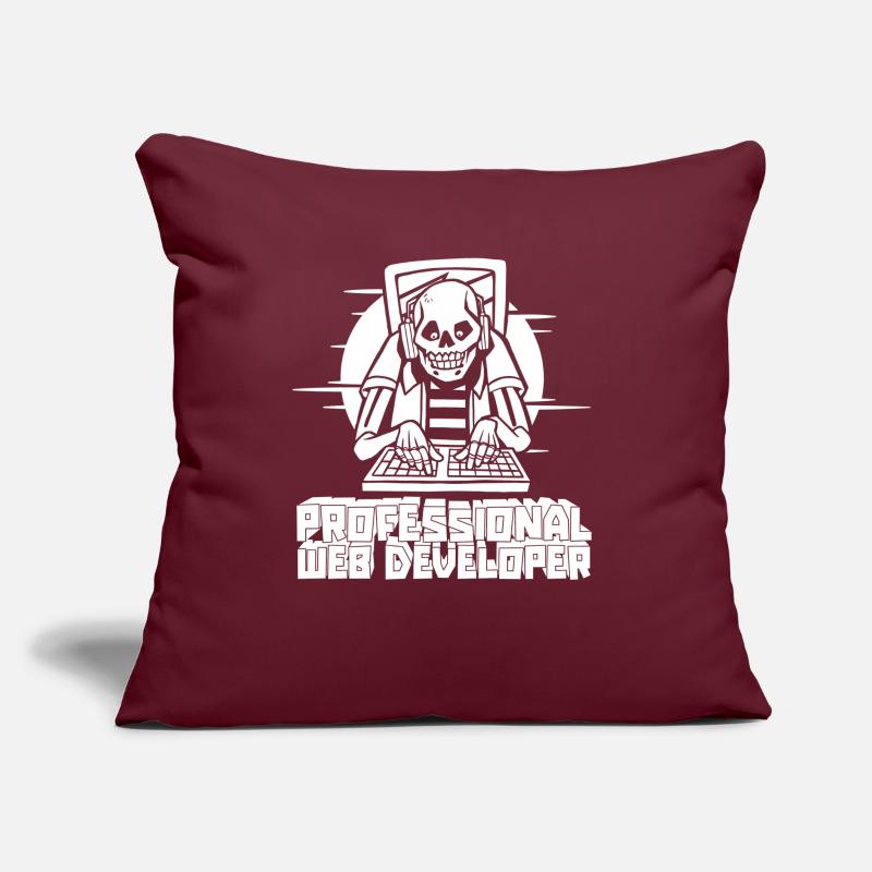 Web Developer Web Developer Web Developer Sofa pillow with filling 45cm x 45cm