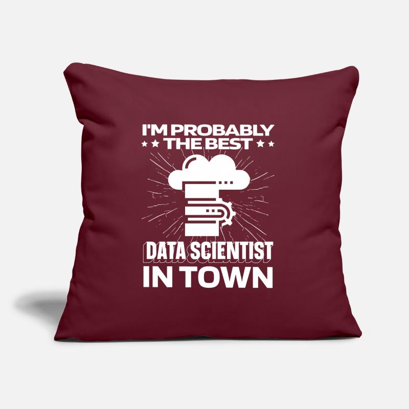 Data Science Data Analyst Server Sofa pillow with filling 45cm x 45cm