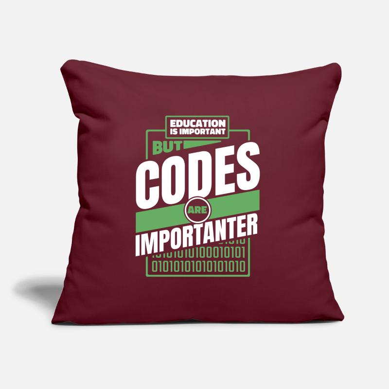Développeur Coder Programmeur Drôle Coussin et housse de 45 x 45 cm