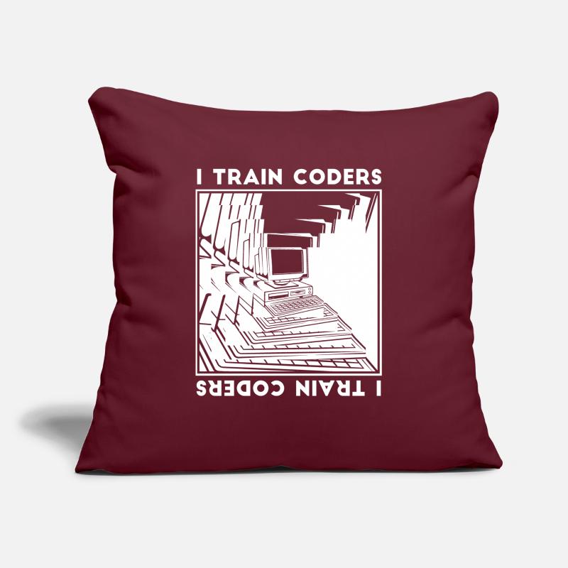 Entwickler Coder Programmierer Rechner Sofakissen mit Füllung 45 x 45 cm