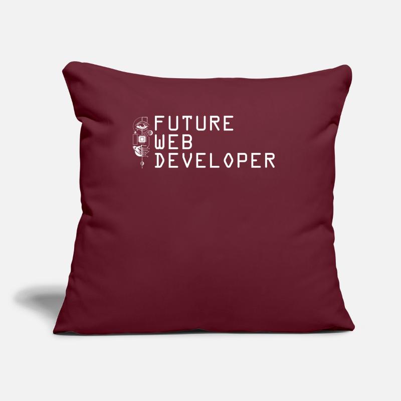 Web Developer Web Developer Future Sofa pillow with filling 45cm x 45cm