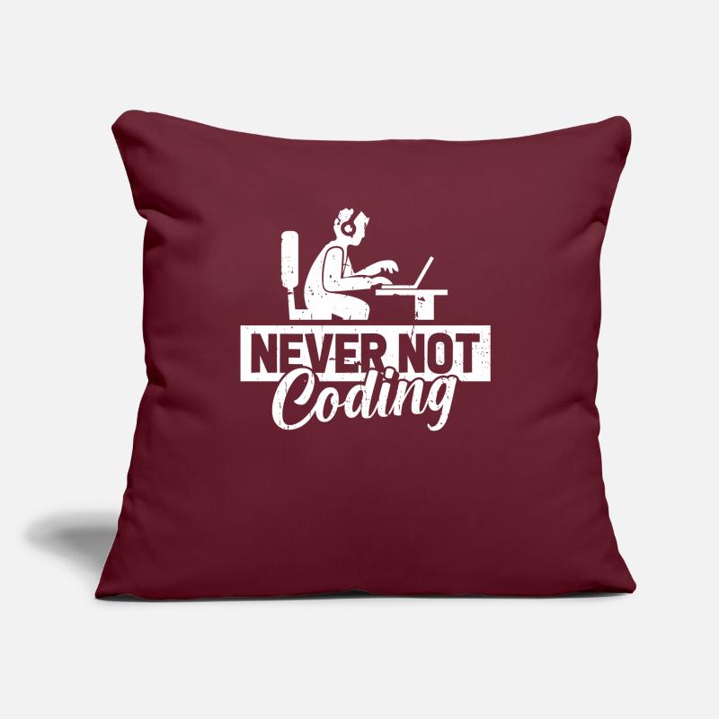 Developer, Coder, Programmer Sofa pillow with filling 45cm x 45cm