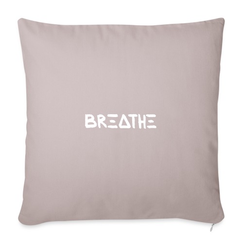 BREATHE | white / weiß - Sofa pillow with filling 45cm x 45cm
