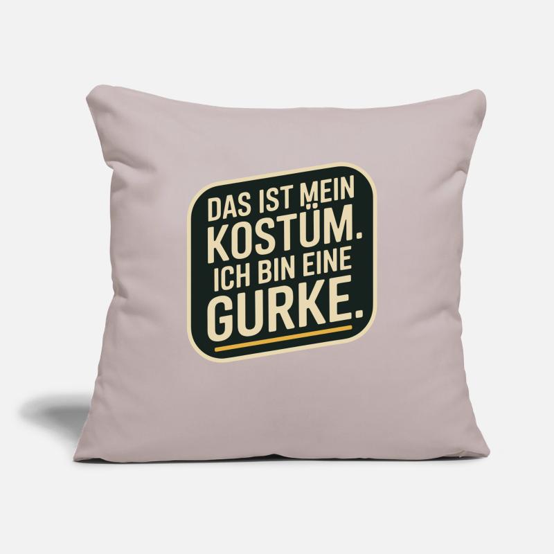 Concombre C’est mon concombre Costume Carnaval Carnaval Coussin et housse de 45 x 45 cm