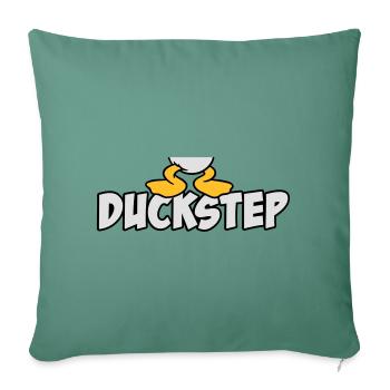 Duck Step - Sofa pillow with filling 45cm x 45cm - cypress green - Front
