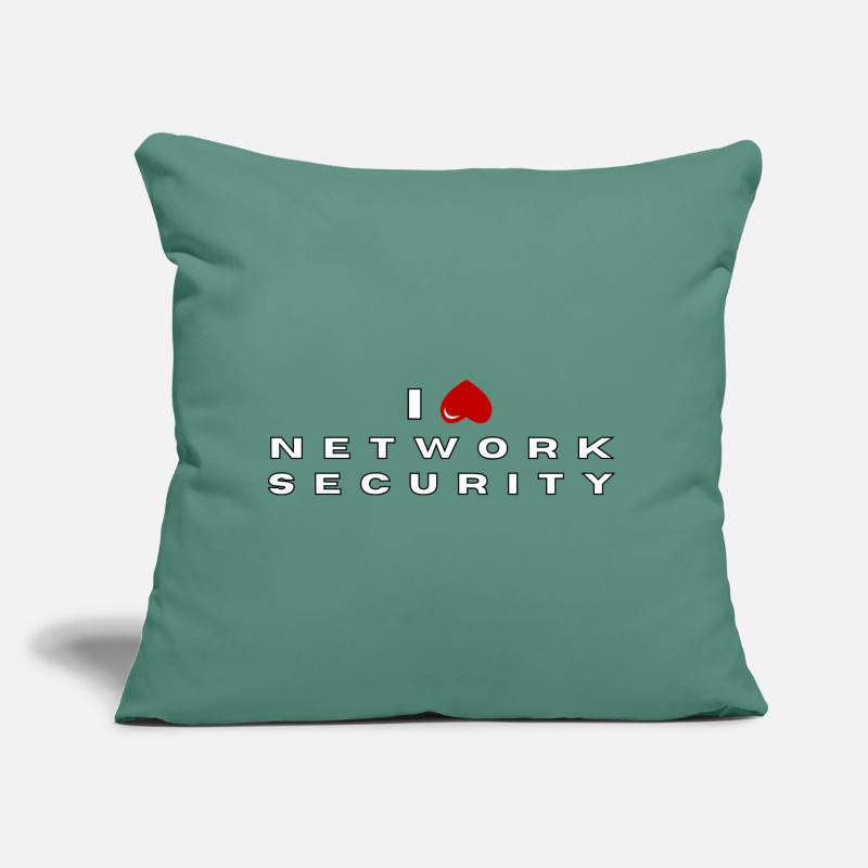 I hate Network security Sofa pillow with filling 45cm x 45cm