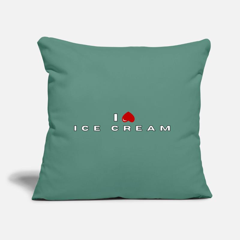 Ich hasse Eiscreme Sofakissen mit Füllung 45 x 45 cm