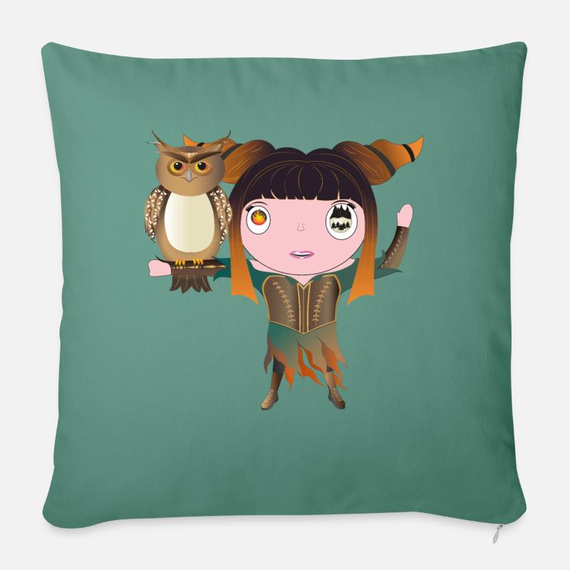 Alva - Sofakissen mit Füllung 45 x 45 cm - Tanngrün