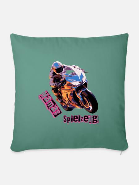 Mamas Spielzeug - Sofakissen mit Füllung 45 x 45 cm - Tanngrün