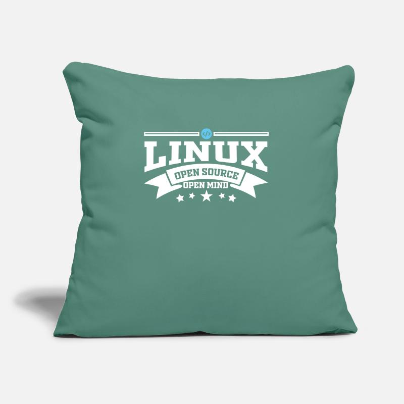 Linux software operating system computer science Sofa pillow with filling 45cm x 45cm