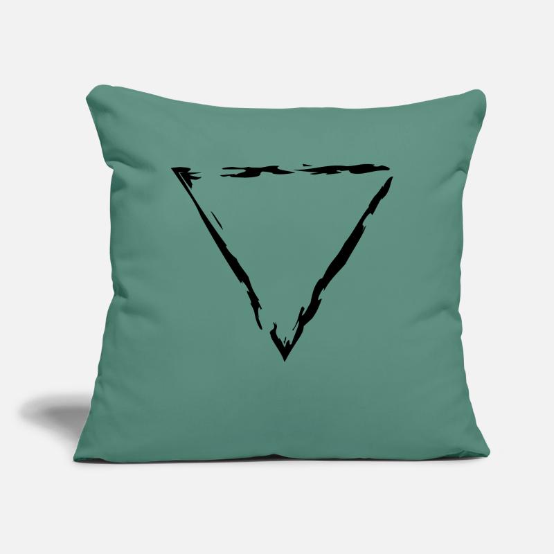 triangle frame edging decorative cool design sty Sofa pillow with filling 45cm x 45cm