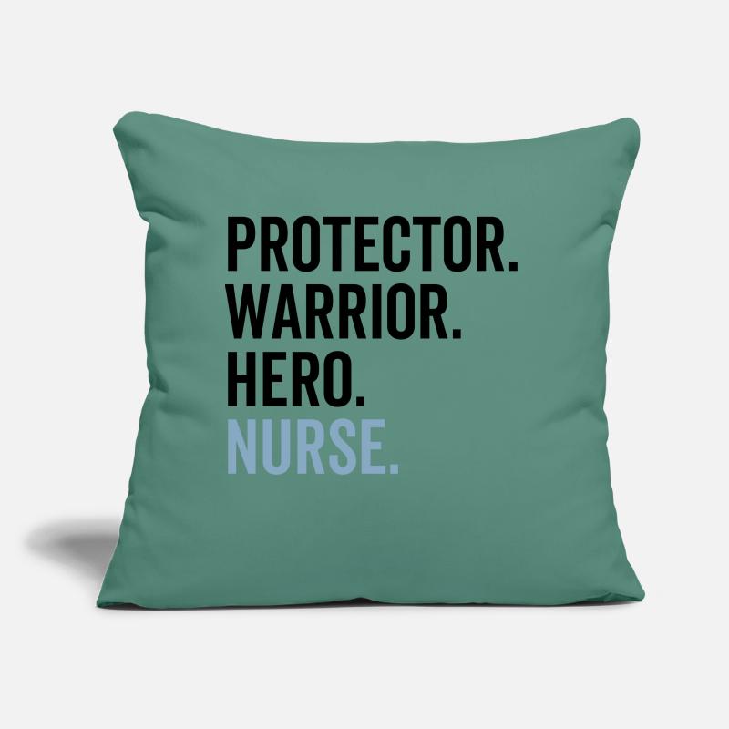 Protector Krieger Held Krankenschwester Sofakissen mit Füllung 45 x 45 cm