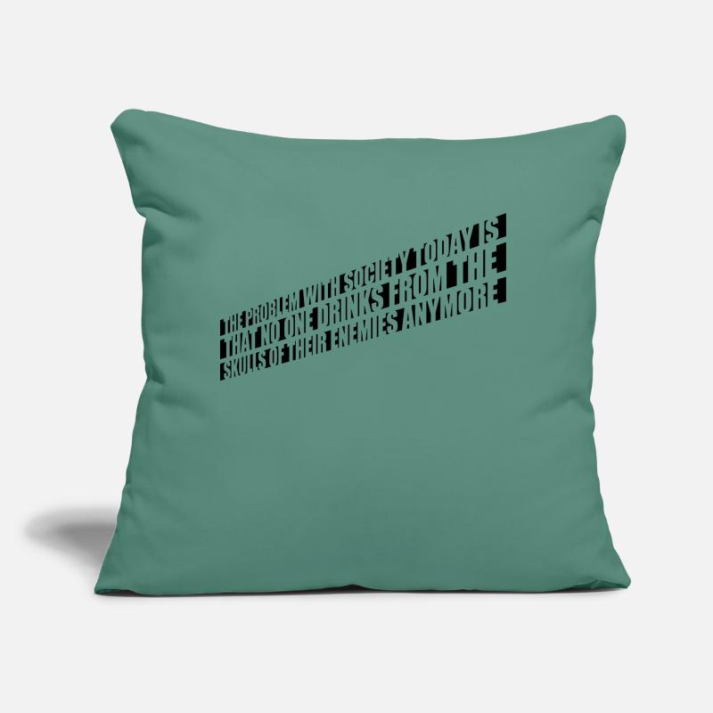drinks from enemies skulls Sofa pillow with filling 45cm x 45cm