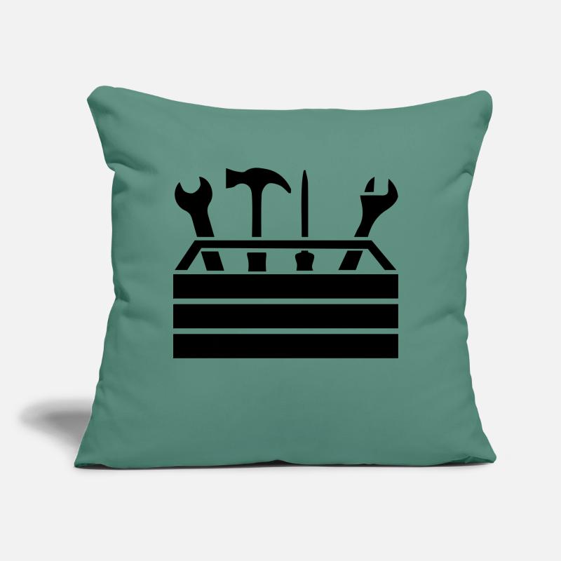 Tools Workshop Toolbox 1 Sofa pillow with filling 45cm x 45cm