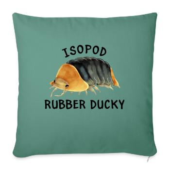 Isopod cubaris sp rubber ducky - Sofa pillow with filling 45cm x 45cm - cypress green - Front