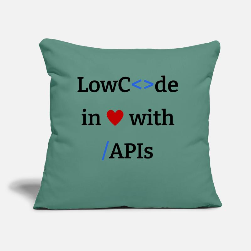 LowCode in Love with API Sofa pillow with filling 45cm x 45cm