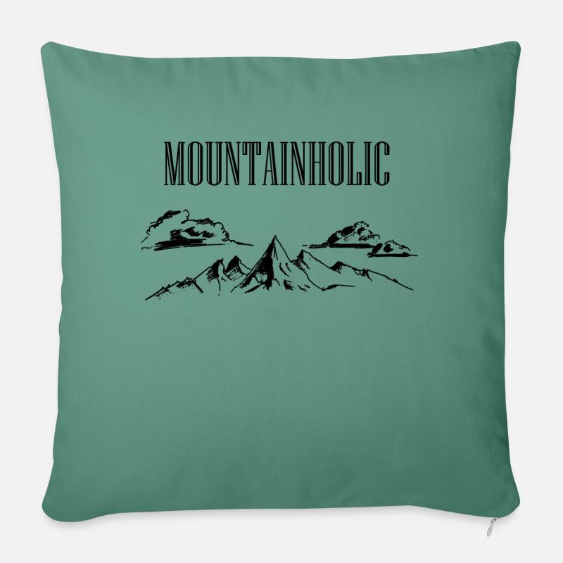 Mountainholic - Sofakissen mit Füllung 45 x 45 cm - Tanngrün