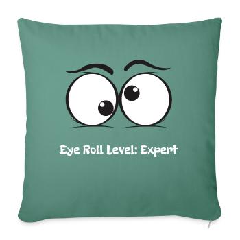 Not All Eyes Are Human - Sofa pillow with filling 45cm x 45cm - cypress green - Front