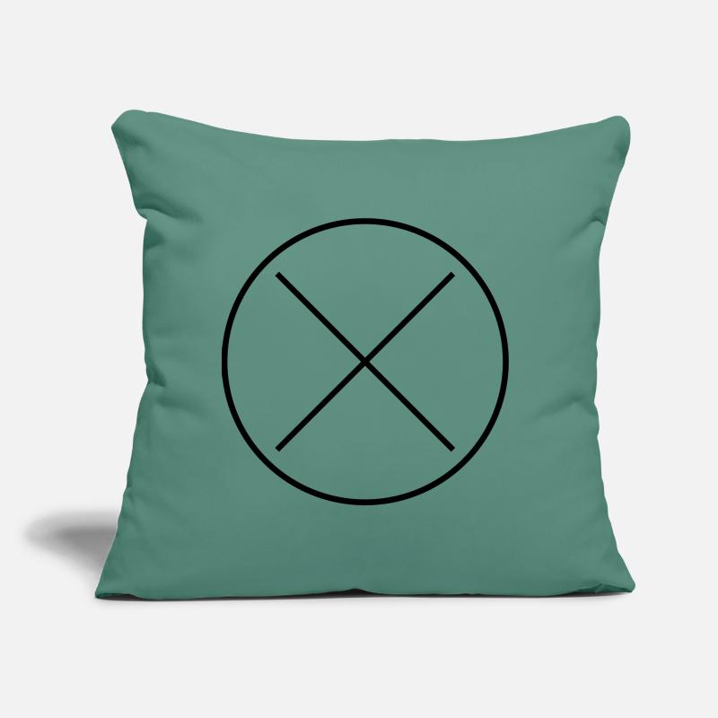 Circle Cross Personalization Vector Color Changing Sofa pillow with filling 45cm x 45cm