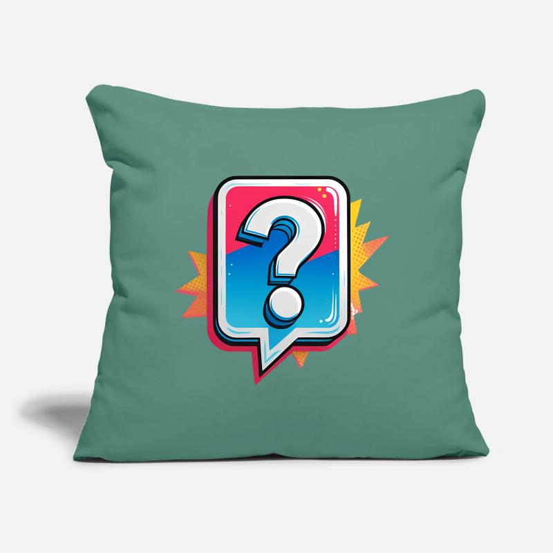 Point d’interrogation Coussin et housse de 45 x 45 cm