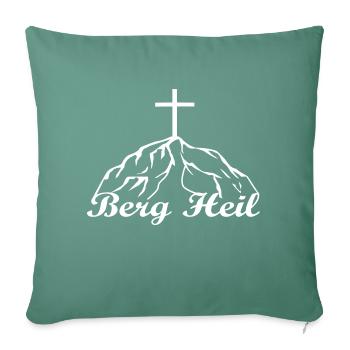 Berg Heil - Sofakissen mit Füllung 45 x 45 cm - Tanngrün - Vorne
