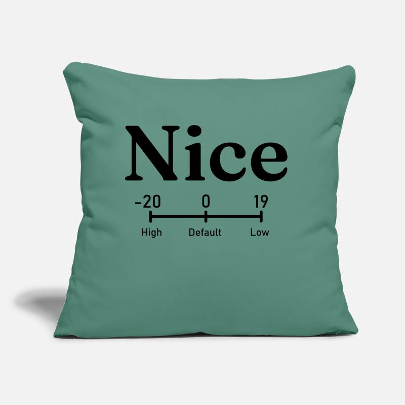 Nice | linux process priority command Sofa pillow with filling 45cm x 45cm