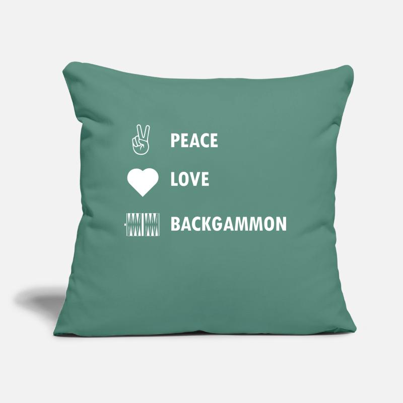 Boardgame Chess Backgammon Game Night Sofa pillow with filling 45cm x 45cm