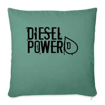 Diesel Power - Sofakissen mit Füllung 45 x 45 cm - Tanngrün - Vorne