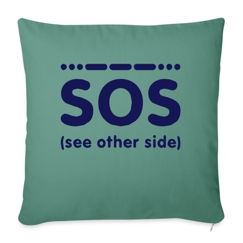SOS - Bankkussen met vulling 45 x 45 cm