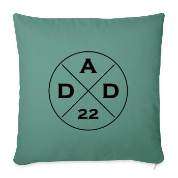 Gift for Dad / Dad / Dad / Dad 2022 - Sofa pillow with filling 45cm x 45cm - cypress green - Front