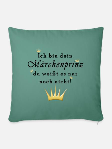 Märchenprinz - Sofakissen mit Füllung 45 x 45 cm - Tanngrün