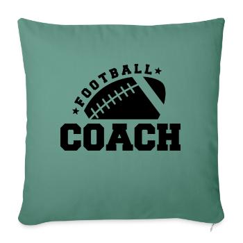 Football Coach - Sofa pillow with filling 45cm x 45cm - cypress green - Front