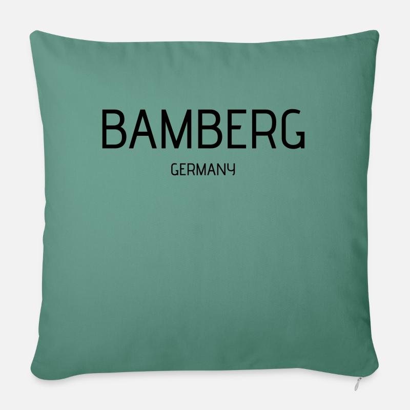 Bamberg - Sofakissen mit Füllung 45 x 45 cm - Tanngrün