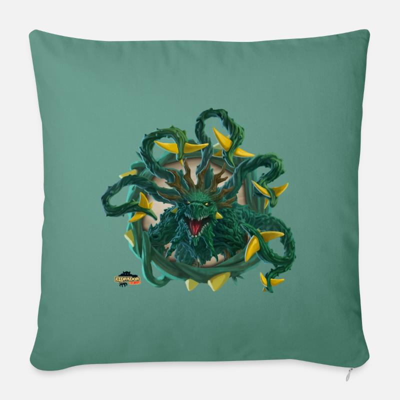 schleich® ELDRADOR® CREATURES Bête De La Jungle - Coussin et housse de 45 x 45 cm - vert sapin