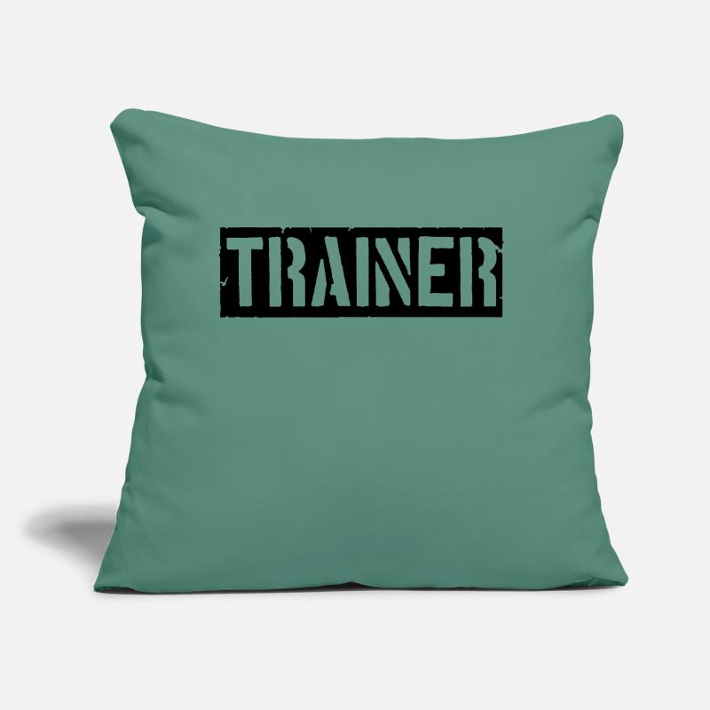 Bar logo trainer Sofa pillow with filling 45cm x 45cm